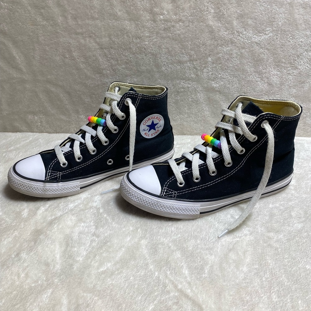 CONVERSE Chuck Taylor All-Star High Top Sneakers Kids Size 3 Canvas Laces Unisex - Picture 4 of 12